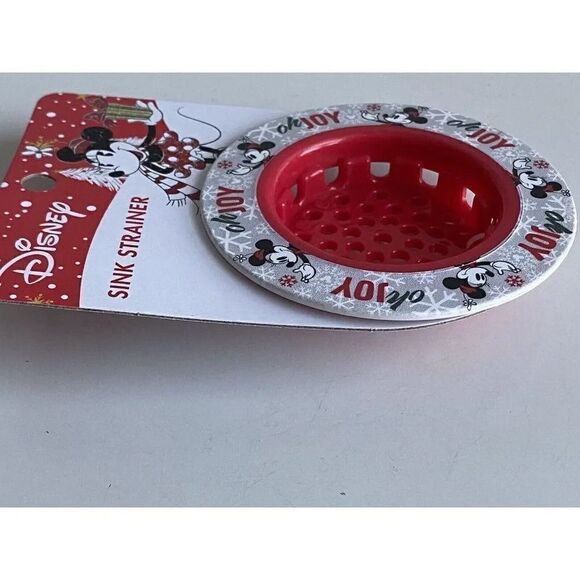 Disney Minnie Mouse Christmas KITCHEN SINK STRAINER Standard Size Drain Oh Joy! - Picture 9 of 10